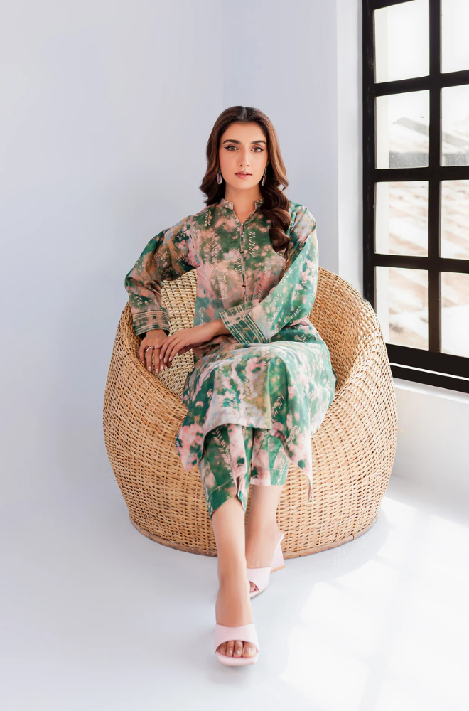 Batik - 2 Piece - Digital Printed Karandi Suit - SSIN207