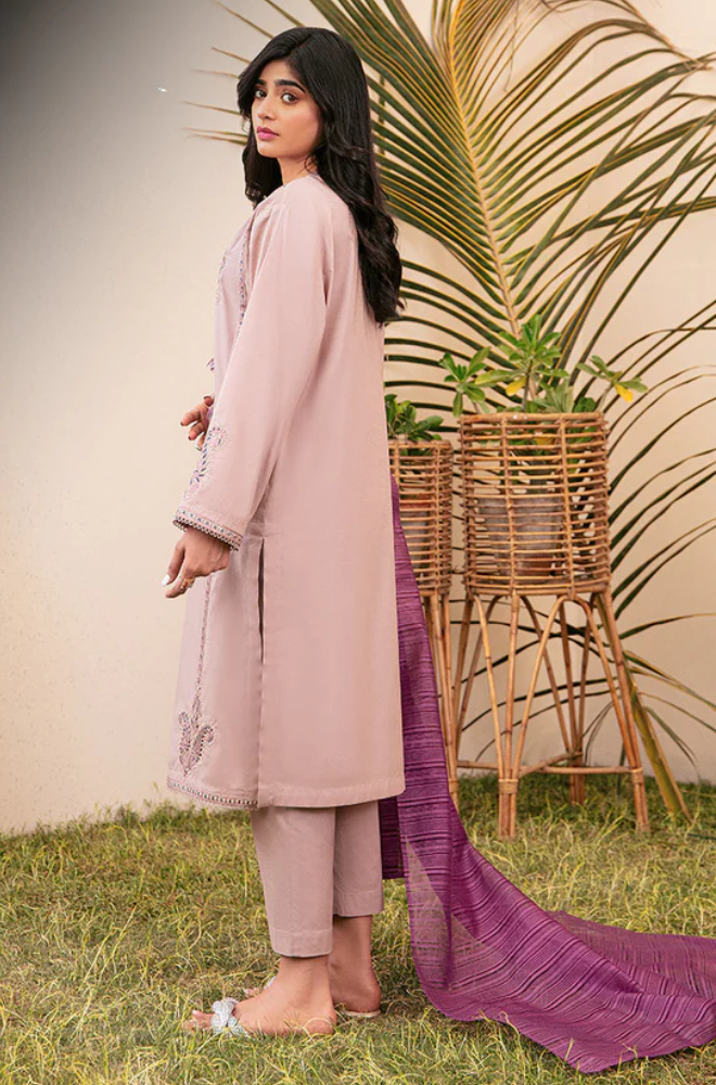 Iznik - 3PC Lawn Embroidered Suit - SA0117