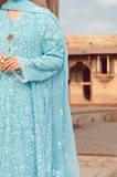 Bareeze - 3 Piece - Dhanak Embroidered Suit - SU0017