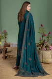 Mohagni- 3 Piece - Dhanak Embroidered Suit - SU0073