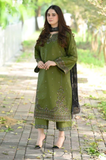 Batik - Summer 3PC Lawn Embroidered Suit - SS04520