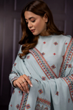 Kayseria - Winter 3PC Dhanak Embroidered Suit - SS0458