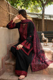 3PC Dhanak Embroidered Shirt With Chiffon Embroidered Dupatta and Trouser - SS01034
