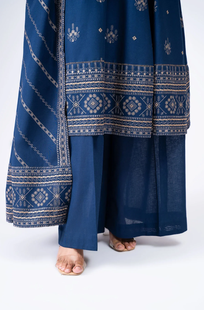 Bareeze - 3PC Lawn Embroidered Suit - SS0217