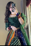 AYZAL - Winter 3 Piece - Kataan Silk Embroidered Frock - SS0498