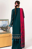 3PC Dhanak Embroidered Shirt With Wool Printed Shawl and Trouser - SS01036