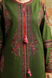 Hussain Rehar - 3PC Dhanak Embroidered Shirt With Embroidered Dupatta and Trouser - SS01039