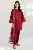 3 Piece - Lawn Embroidered Dress - SUOO82