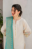 Kastoor - 3PC Lawn Embroidered Suit - SS0598