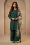 Shahijora - 3PC Lawn Shirt With Slub Net Dupatta and Trouser - SS01141