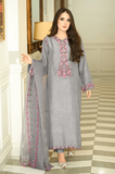 Cross Stitch - 3 Piece - Dhanak Embroidered Suit - SSIN227