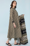 Sapphire - Winter 3PC Khaddar Digital Printed Dress - SS0446