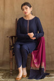 Zarpash - 3PC Dhanak Shirt With Twill Printed Dupatta and Trouser - SS0910