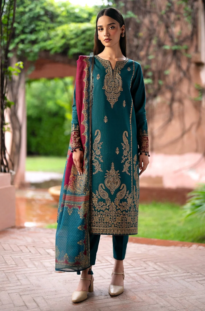 JAZMIN - 3 Piece - Lawn Embroidered Dress - SC0013