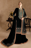 Kayseria - Winter 3PC Velvet Embroidered Suit - SS0525