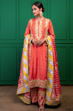 Sobia Azfar - 3 Piece - Silk Embroidered Suit - SSIN208