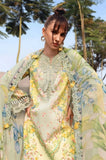 Maria B - 3PC Lawn Printed Shirt with Lawn Printed Dupatta and Trouser - SS0845