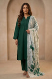 Shahijora - 3PC Lawn Shirt With Slub Net Dupatta and Trouser - SS01142