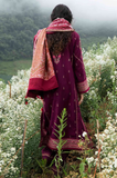 Zarashahjhan - Winter 3PC Dhanak Embroidered Suit - SS0509
