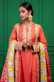 Sobia Azfar - 3 Piece - Silk Embroidered Suit - SSIN208