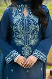 Panache - 3PC Dhanak Embroidered Shirt With Chiffon Embroidered Dupatta and Trouser - SS0909