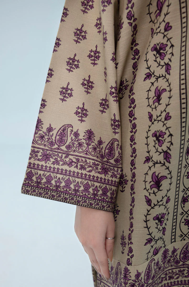 Sapphire - Winter 3PC Khaddar Digital Printed Dress - SS0447