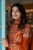 3PC Dhanak Embroidered Shirt With Embroidered Chiffon Dupatta and Trouser - SS01061