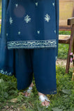 Panache - 3PC Dhanak Embroidered Shirt With Chiffon Embroidered Dupatta and Trouser - SS0909
