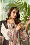 3PC Dhanak Embroidered Shirt With Chiffon Printed Dupatta and Trouser - SS01043