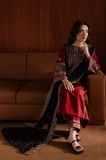 Zara Shahjahan - Winter 3PC Dhanak Embroidered Suit - SS0454