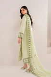 Motifz - 3PC Dhanak Embroidered Shirt With Embroidered Dhanak Dupatta and Trouser - SS0966