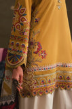 Safinaz - 3PC Dhanak Embroidered Shirt With Wool Printed Dupatta and Trouser - SS01091