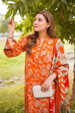 Baroque - 3PC Lawn Printed Shirt with Lawn Printed Dupatta and Trouser - SS0839