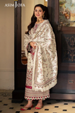 ASIM JOFA - Winter 3PC Dhanak Embroidered Suit - SS0488