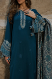 Izel - Winter 3PC Dhanak Embroidered Suit - SS0555