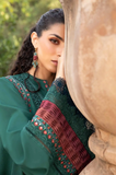 MARIA.B - 3PC Dhanak Embroidered Shirt With Printed Dupatta and Trouser - SS0977