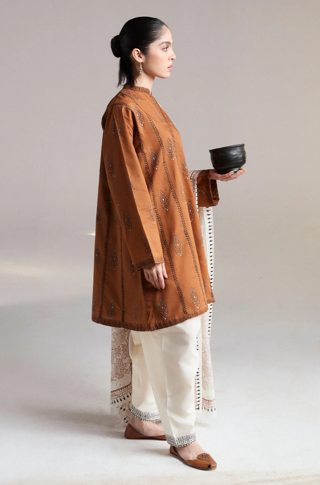 Zara Shahjahan - Lawn Embroidered Suit - SS0307