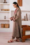 Jazmin - Winter 3PC Dhanak Embroidered Suit - SS0499