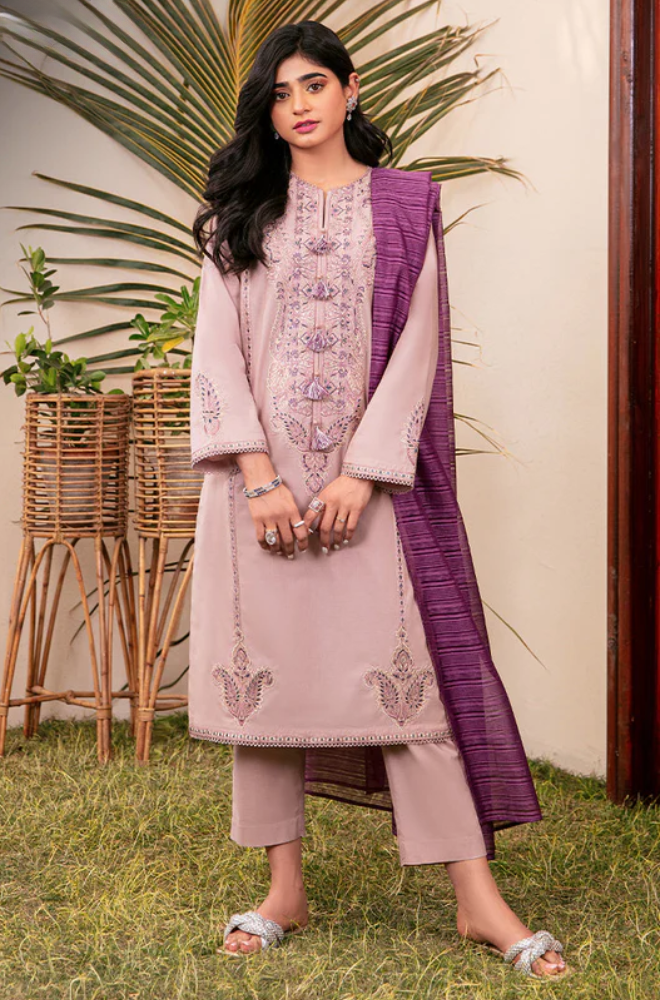 Iznik - 3PC Lawn Embroidered Suit - SA0117