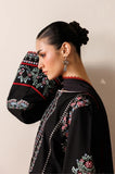 Azzal - 3PC Dhanak Embroidered Shirt With Chiffon Printed Dupatta and Trouser - SS01052