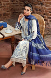 Maria.B - 3PC Dhanak Embroidered Shirt With Twill Printed Dupatta and Trouser - SS0908
