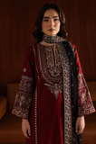 Zara Shahjahan - Winter 3PC Dhanak Embroidered Suit - SS0454