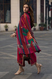 Charizma - 3PC Dhanak Embroidered Shirt With Wool Printed Dupatta and Trouser - SS01059