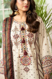 3PC Dhanak Embroidered Shirt With Chiffon Printed Dupatta and Trouser - SS01043