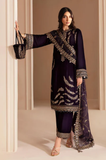 JAZMIN - Winter 3PC Velvet Embroidered Suit - SS0528