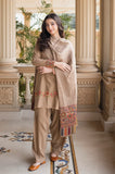 Aisling - 3PC Unstitched Dhanak Embroidered Shirt with Pashmina Printed Shawl and Plain Trouser - SS01158