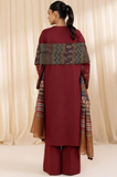 Sapphire - Winter 3PC Dhanak Embroidered Suit - SS0267