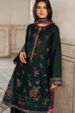 Jazmin 3PC Dhanak Embroidered Shirt With Wool Printed Dupatta and Trouser - SS01083