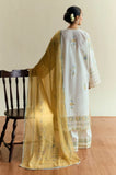 Coco - 3PC Dhanak Embroidered Shirt With Wool Printed Dupatta and Trouser - SS01082
