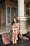 Aisling - 3PC Unstitched Dhanak Embroidered Shirt with Pashmina Printed Shawl and Plain Trouser - SS01158